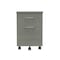 Linea Italia Metal Mobile File Cabinet, 17 inW x 20 inD x 24 inH, Ash Laminate ZUD106 - alternate 1